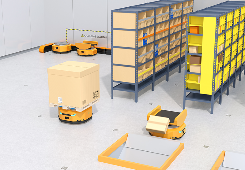 Wireless Charging in a Factory Floor