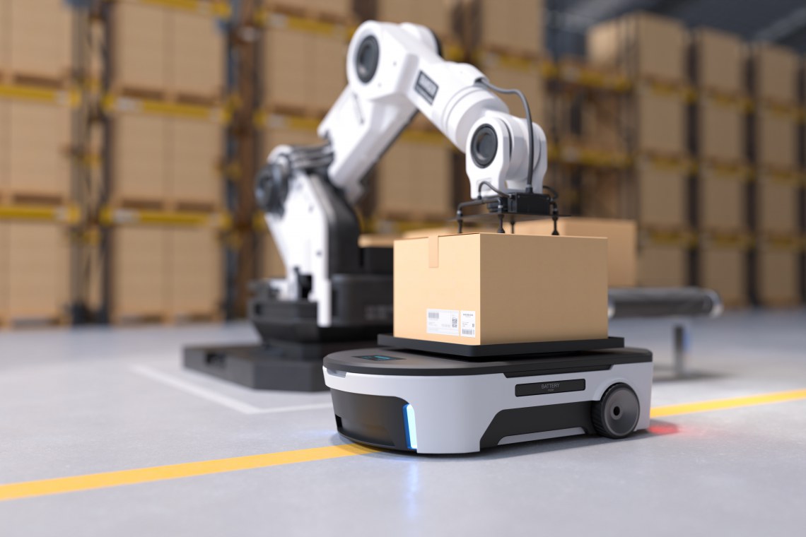Robot in Shipping Facility