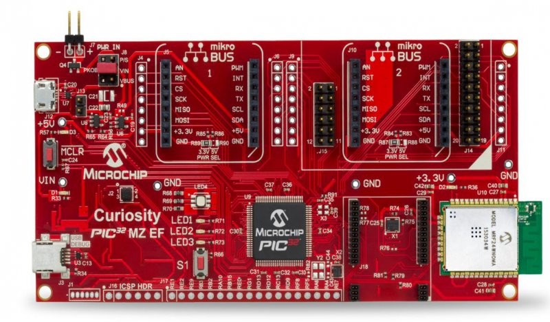 Curiosity PIC32MZEF Dev Board