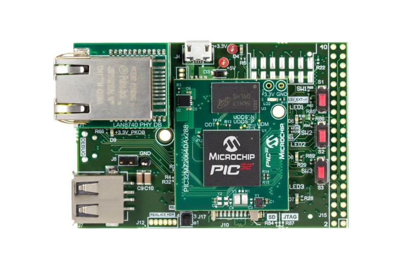 PIC32MZ Embedded Graphics With External DRAM Starter Kit (Crypto)